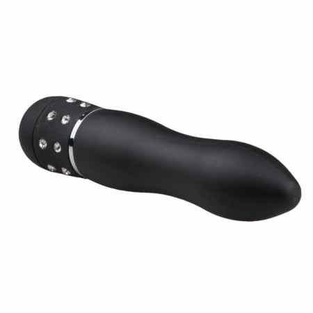 Love Diamond Black Intimate Device Textured Multi-Speed 13 cm