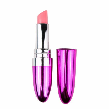 Vibe Therapy Secret Touch Compact Lipstick-Style Vibrating Device, Pink