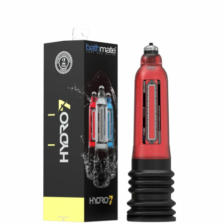 Bathmate Hydro7 Red Hydrotherapy Vacuum System for Men 13-18cm