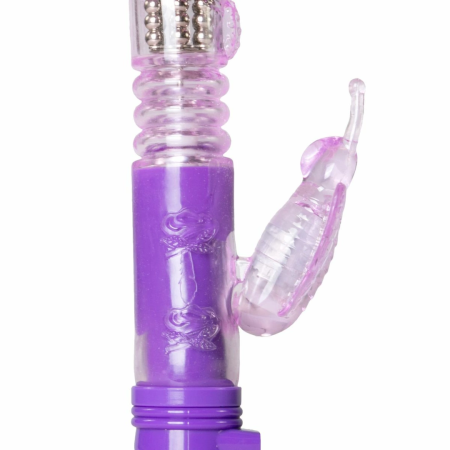 Easytoys Vibe Purple Butterfly Multi-Speed Silicone Vibrator Waterproof