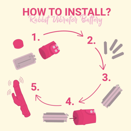 Easytoys Pink Butterfly Vibrator Multi-Speed Waterproof Model