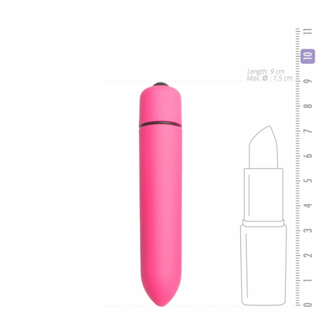EasyToys Bullet Vibrating Device 10-Speed Compact Pink