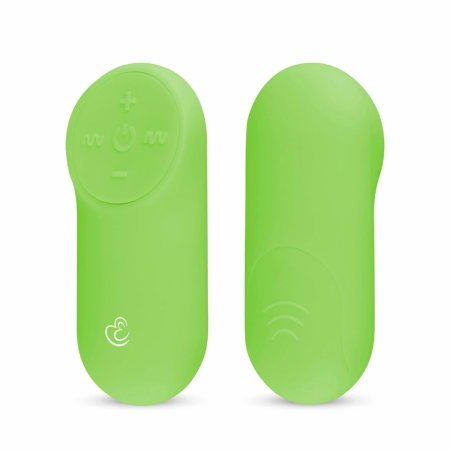 EasyToys Vibrating Egg Green - Wireless Remote, 10 Modes, Compact Design