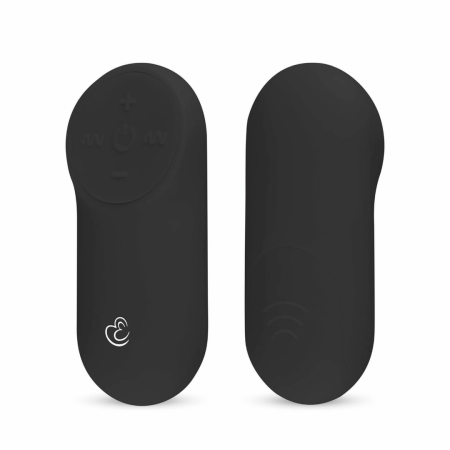 EasyToys Remote Control Vibrating Egg Black - 10 Modes, 20m Range