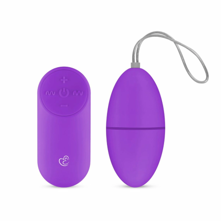 EasyToys Vibrating Egg Remote Control Purple - Compact Wireless Model