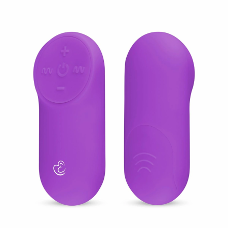 EasyToys Vibrating Egg Remote Control Purple - Compact Wireless Model