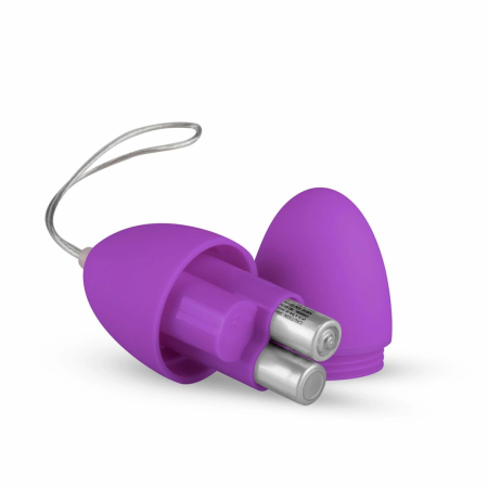 EasyToys Vibrating Egg Remote Control Purple - Compact Wireless Model