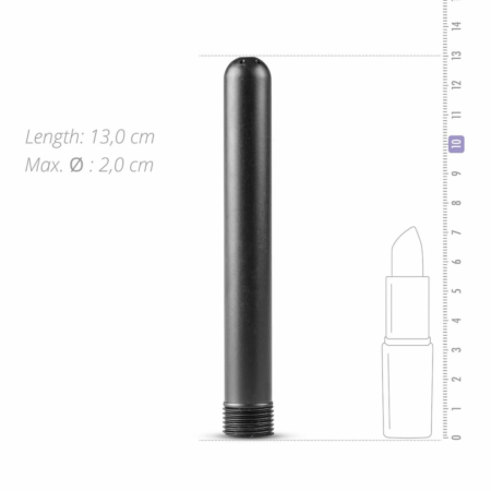 EasyToys Intimate Hygiene Shower Nozzle Black 12.7mm Adapter