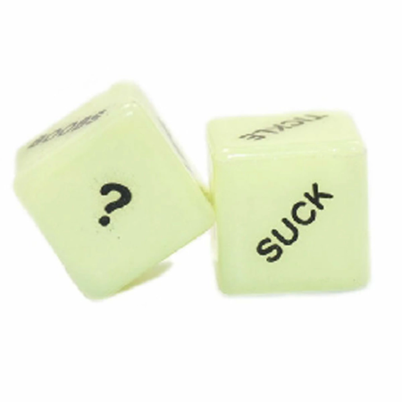 Loving Joy Glow-in-the-Dark Intimate Dice Game - Multi-Action Set