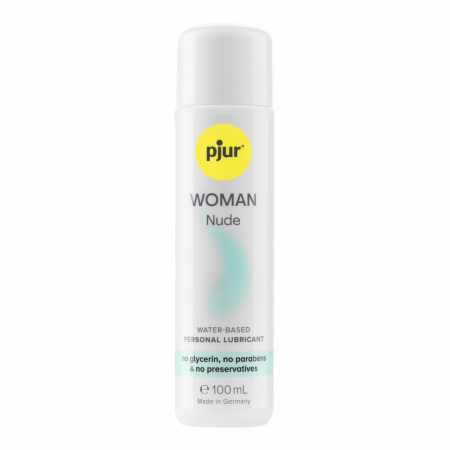 Pjur Woman Nude Water-Based Lubricant 100ml - Sensitive Formula, Odorless