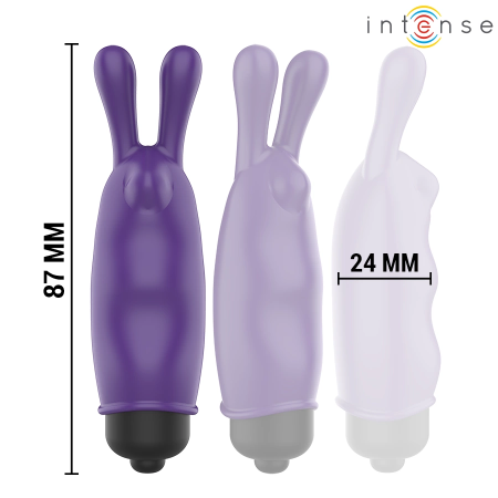 Intense Mystic Purple Mini Vibrating Bullet 8.7 x 2.4 cm Silicone
