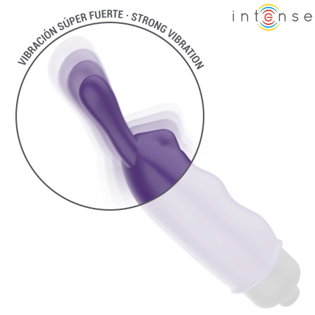 Intense Mystic Purple Mini Vibrating Bullet 8.7 x 2.4 cm Silicone