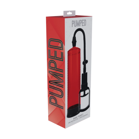 Pumped Basic Pump 2 Red - Water-Resistant Vacuum Training Device