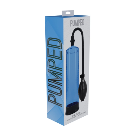 Pumped Basic Pump 1 Blue - Water-Resistant Vacuum System, Large Cylinder