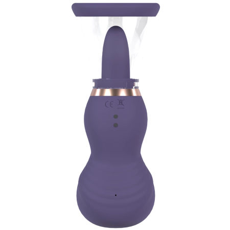 Sensual Rechargeable Intimate Vacuum System Purple - Multi-Cup Kit