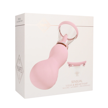 Sensual Rechargeable Pump Set Pink - Multi-Zone Vacuum System