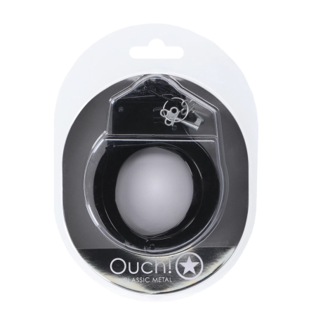 You2Toys Classic Metal Handcuffs Black - Secure Adjustable Model