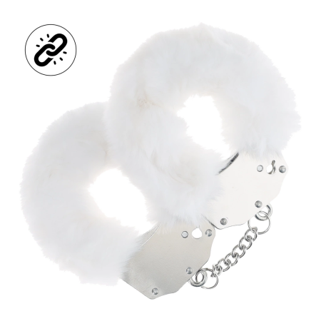 Ouch! Heavy-Duty Soft Touch Handcuffs White - Secure & Padded Design