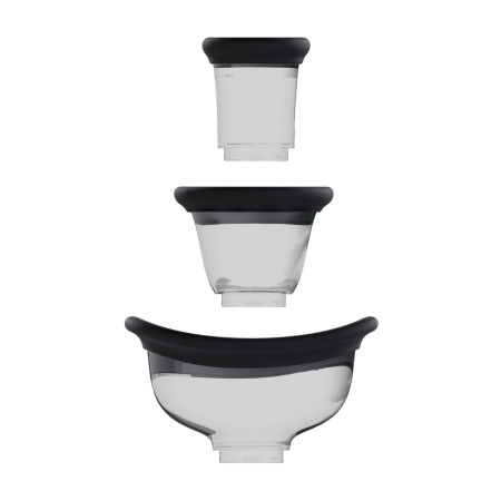 Shots Dazzling Rechargeable Multi-Area Vacuum Pump Black Set