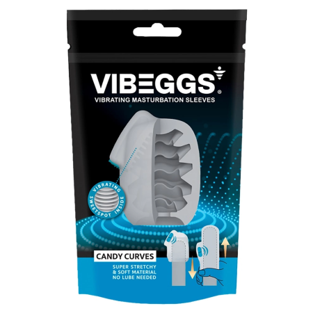 Vibeggs Candy Curves Vibrating Flexible Stimulation Sleeve Unisex