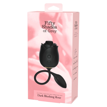 Fifty Shades of Grey Dark Blushing Rose Dual Function Intimate Device, Pink