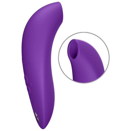 We-Vibe Melt 2 Purple - Compact Air Pulse Intimate Device, 13.8 cm