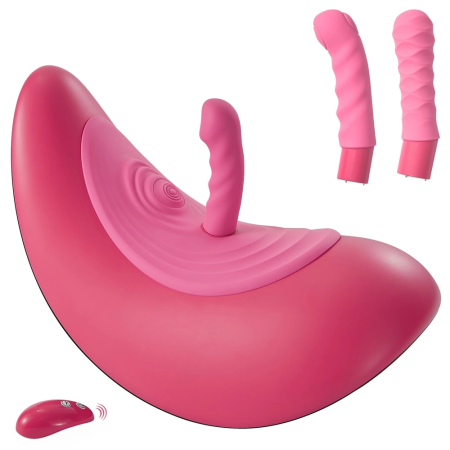 Vibepad Ride-On Intimate Machine with Remote & 3 Silicone Attachments
