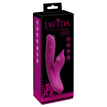 Javida 4F Vibe Heating System - Multispeed Silicone Intimate Device 24cm