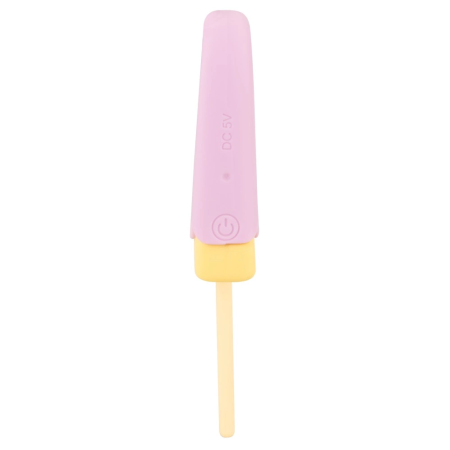 You2Toys Vibrating Popsicle Silicone Lay-On Device, 10 Modes, USB, Pink