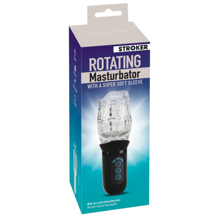 STROKER Rotating Intimate Machine Clear 360° Multi-Speed, Rechargeable