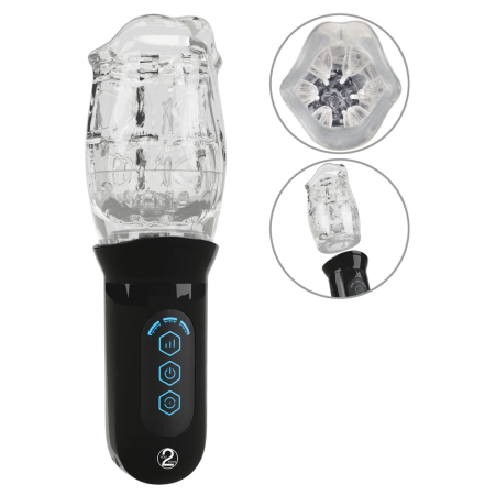STROKER Rotating Intimate Machine Clear 360° Multi-Speed, Rechargeable