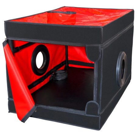 Secret Dome La Niche Modular Black & Red Privacy Play Box 85x60x60 cm