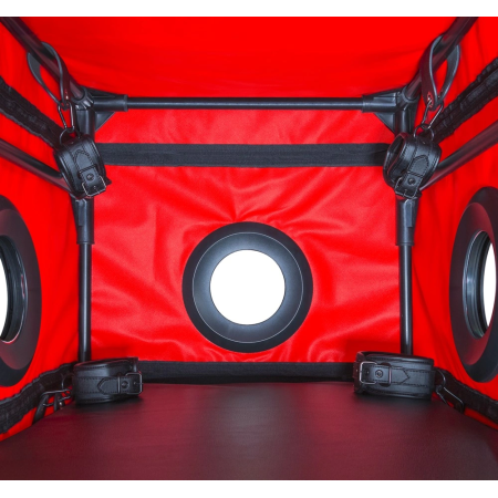 Secret Dome La Niche Modular Black & Red Privacy Play Box 85x60x60 cm