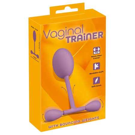 You2Toys Pelvic Fitness Trainer with Dynamic Ball System, 78g, Silicone