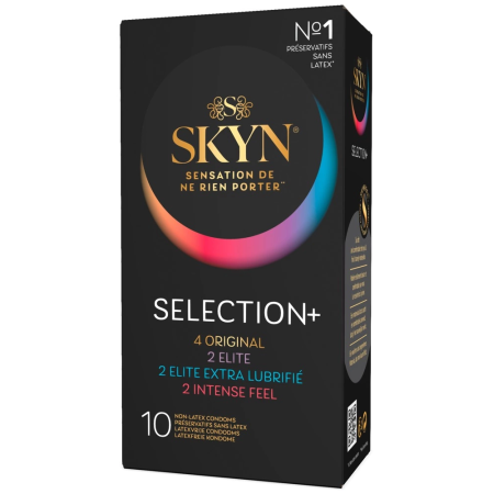 SKYN Selection+ Sensoprene Latex-Free Condom Variety Pack 10 pcs