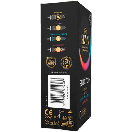 SKYN Selection+ Sensoprene Latex-Free Condom Variety Pack 10 pcs