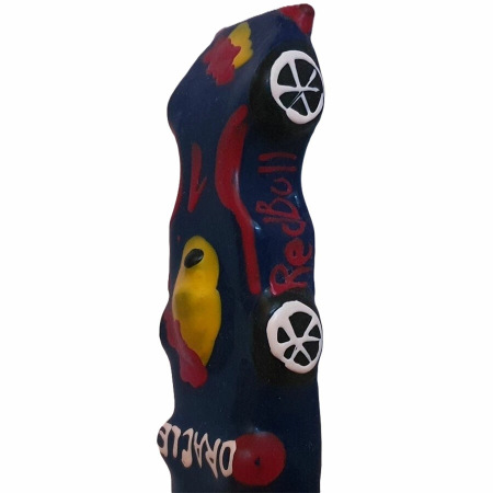 CONDOMERIE Hand-Painted Decorative Condom F1 Red Bull XL, Unique Gift