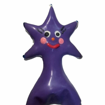 CONDAMERIE Hand-Painted Decorative Condom Happy Star XL Amsterdam Art