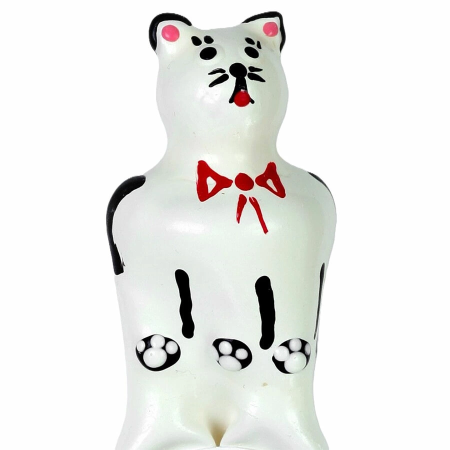 CONDOMERIE Hand-Painted Decorative Condom Cat Design XL Amsterdam Art