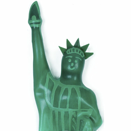 Condomerie Hand-Painted Decorative Latex Cover Statue of Liberty XL