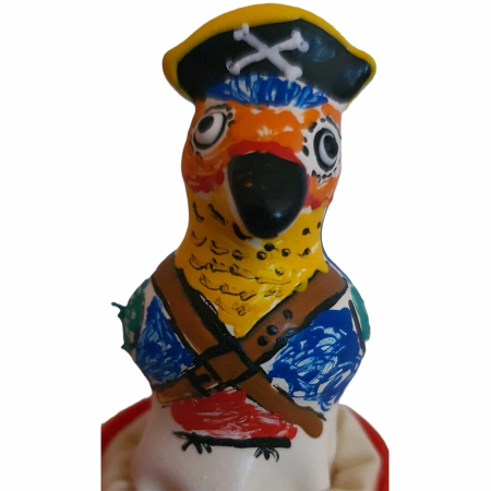CONDOMERIE Captain Parrot Hand-Painted Decorative Latex Model Amsterdam Art