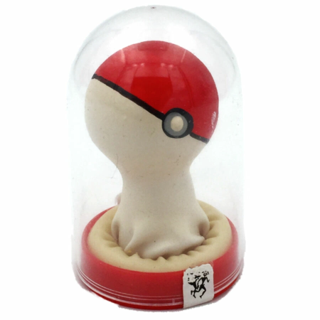 Condomerie Pokeball Red-White Hand-Painted Decorative Latex Model