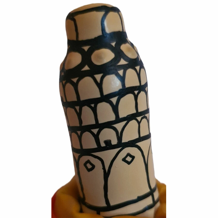 CONDOMERIE Hand-Painted Decorative Latex Condom Pisa Tower Art Edition