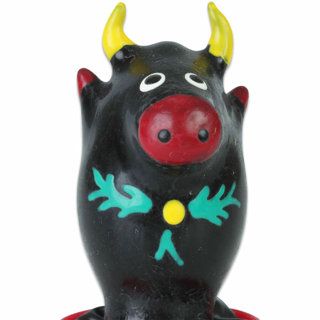 Condomerie Hand-Painted Artistic Condom Bull Black Decorative Model 1