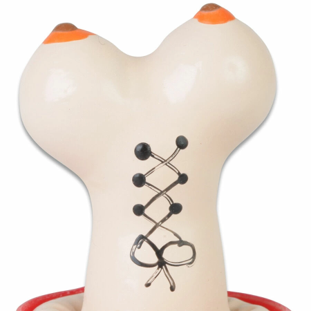 Condomerie Hand-Painted Decorative Condom Breasts Design - Unique Art Piece