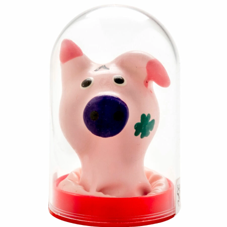 Condomerie Hand-Painted Decorative Latex Model Pig Head, Amsterdam Art