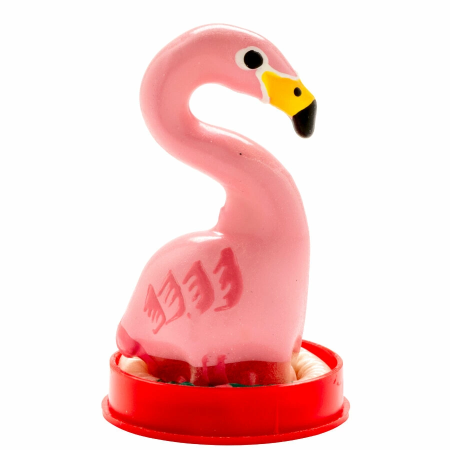 Condomerie Handpainted Flamingo Pink Artistic Latex Gift, Amsterdam Design