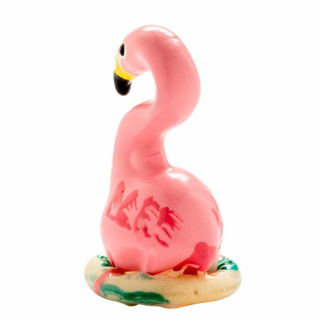 Condomerie Handpainted Flamingo Pink Artistic Latex Gift, Amsterdam Design