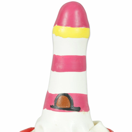 Condomerie Hand-Painted Decorative Condom Lighthouse Motif, Unique Art Design