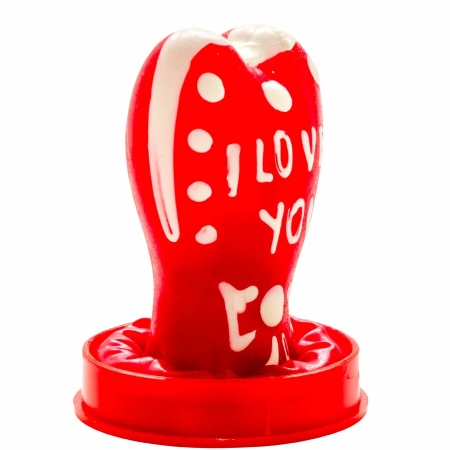 Condomerie Hand-Painted Decorative Latex Model Heart I Love You